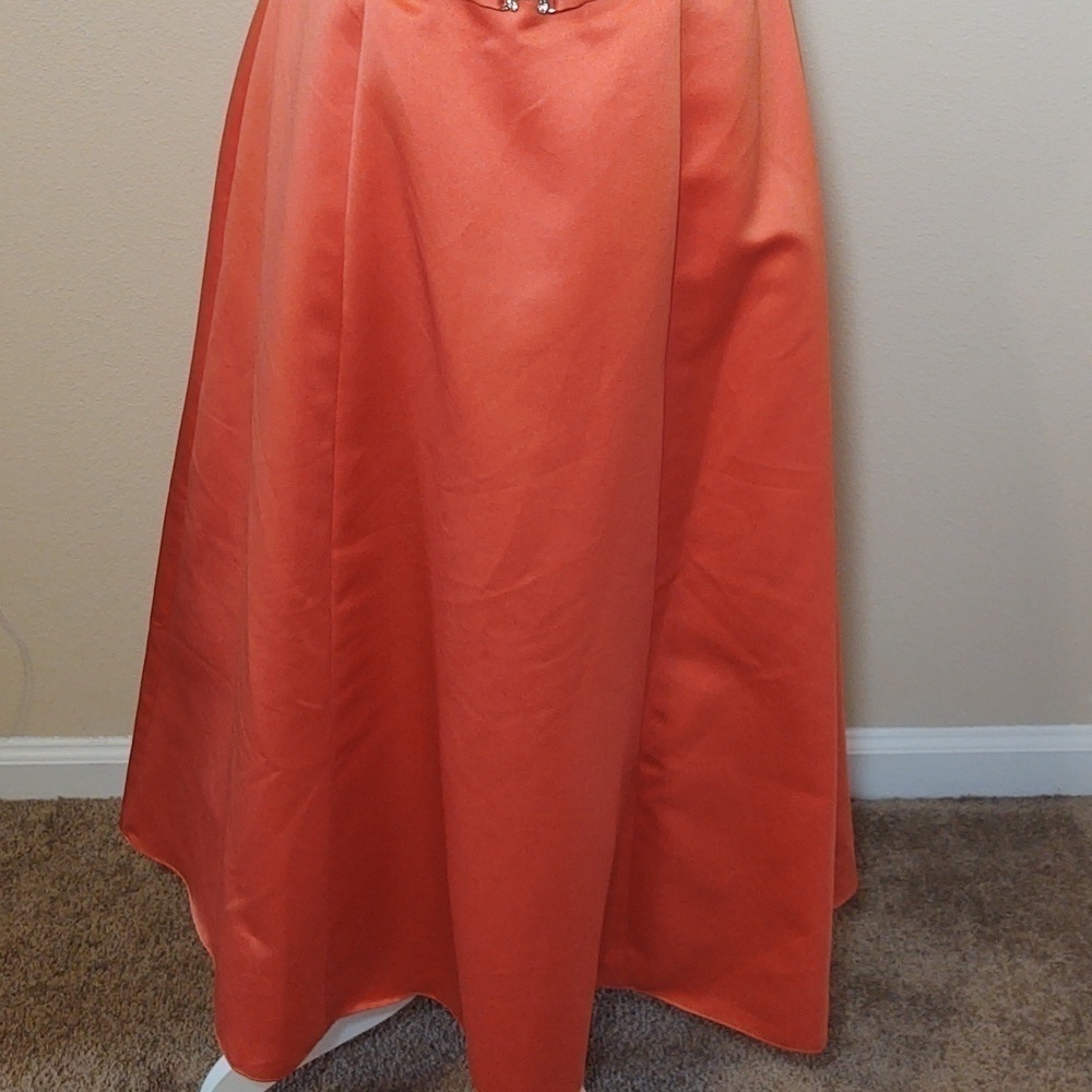Michaelangelo NWT Women's Strapless Tea Length Formal - Picture 3 of 9